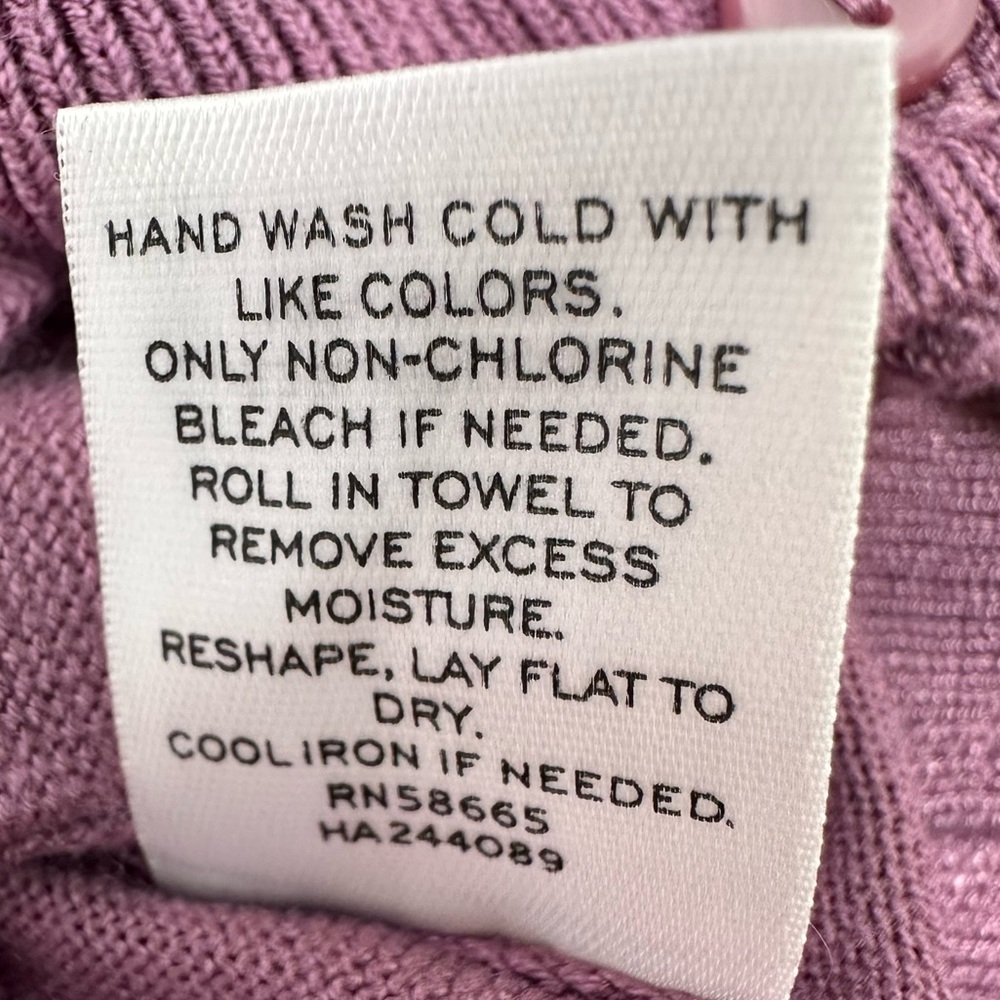 Halogen Cardigan Long Sleeve Pocket Button Closure Raspberry Size M - Picture 7 of 7